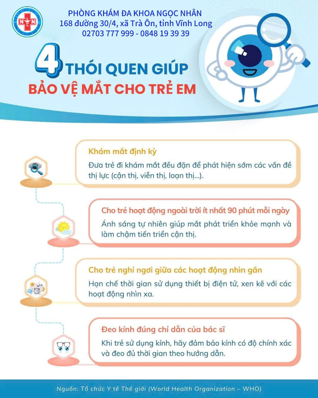 BỐN thói quen VÀNG giúp bảo vệ mắt cho TRẺ EM 